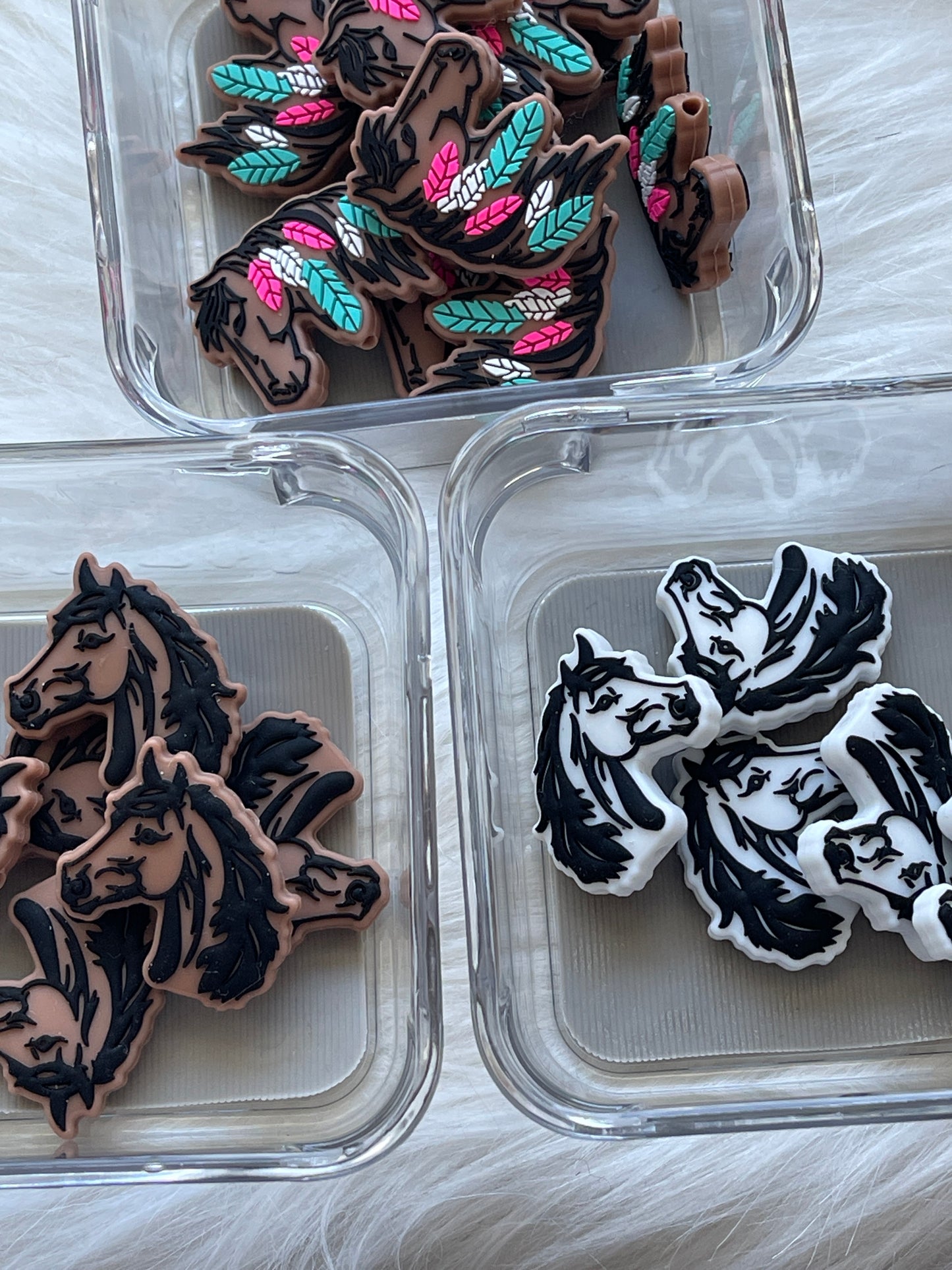 SILICONE FOCAL- Horse Head (3 Options)