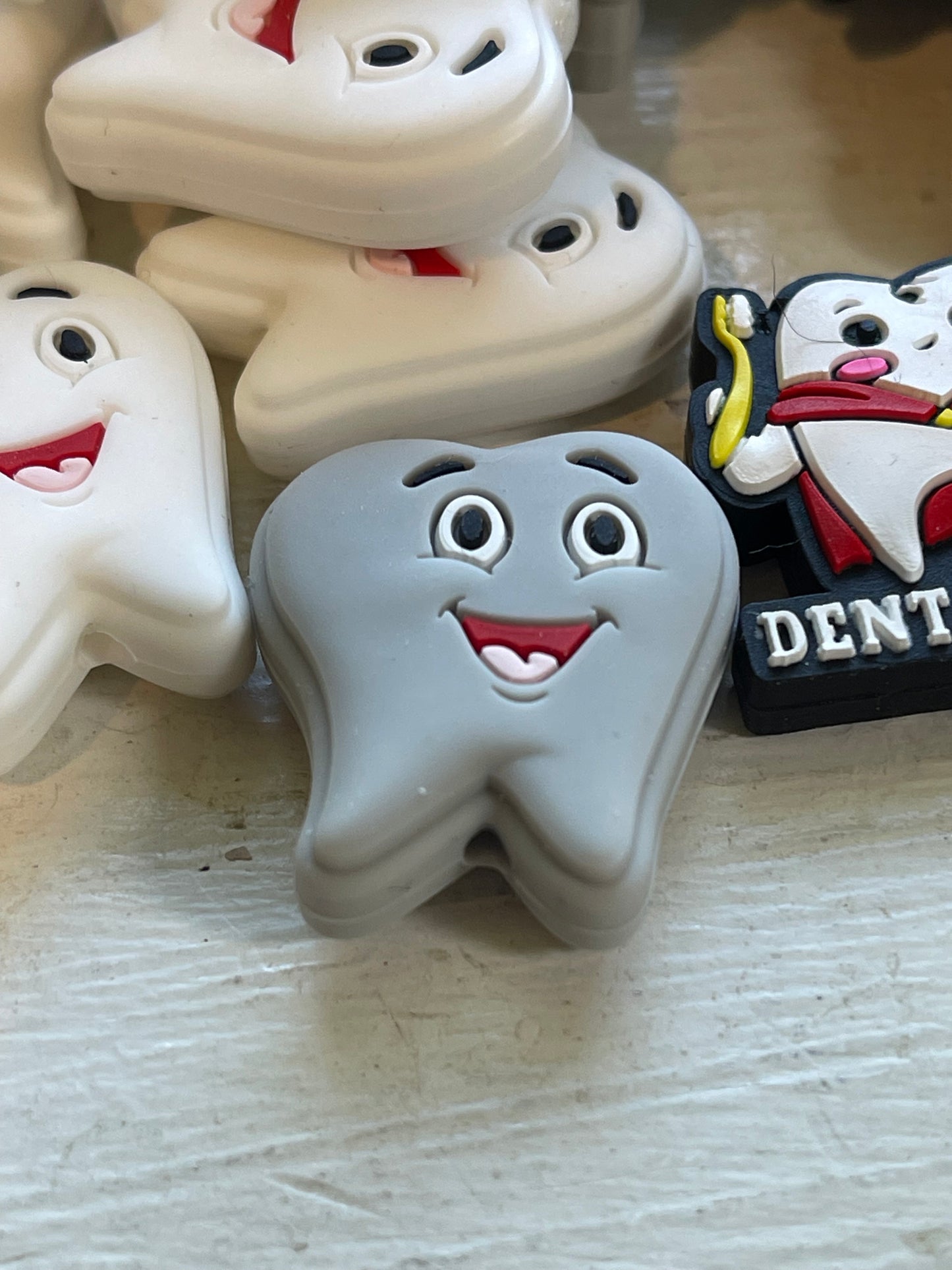 SILICONE FOCAL- Dental Squad or Dentist Tooth (4 options)
