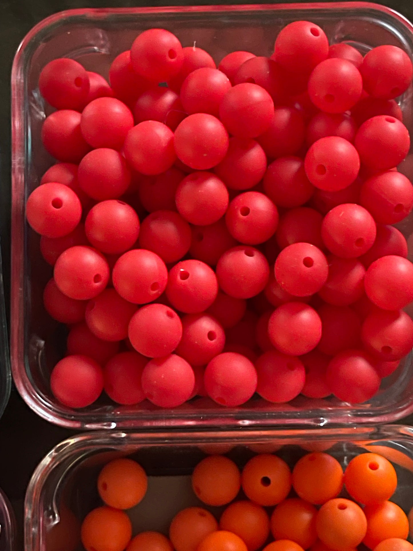 12mm SILICONE BEADS (Multiple Color Variations)