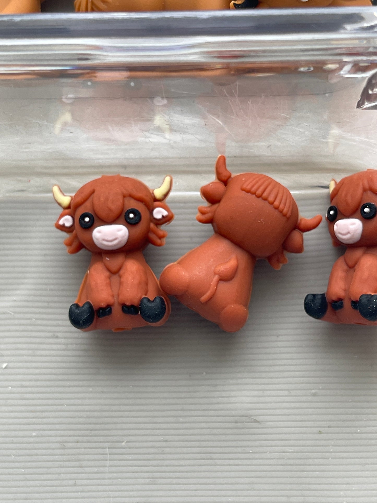 3D SILICONE FOCAL- Highland Cow