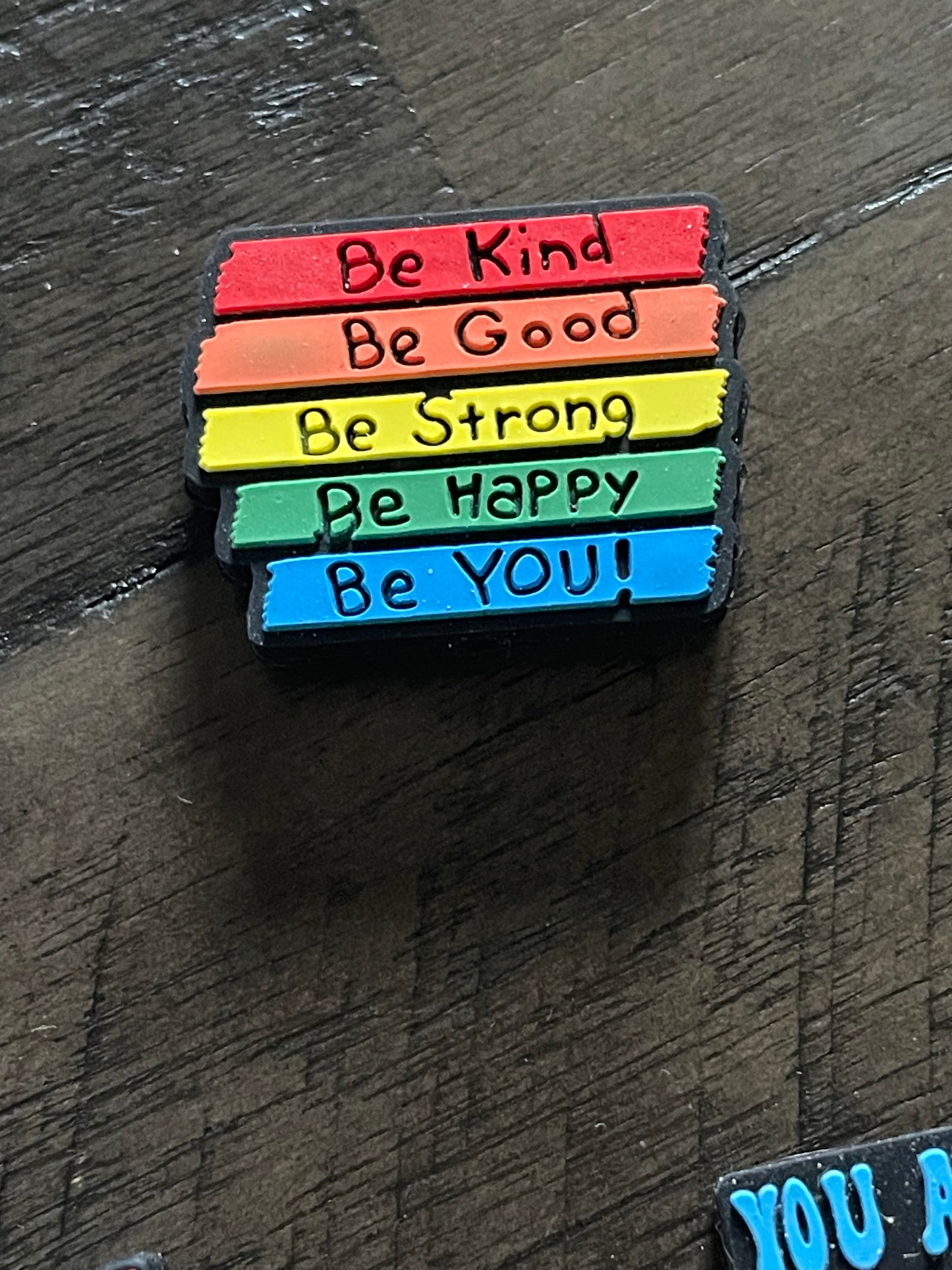 SILICONE FOCAL - Love/Happy Theme-Low Inventory Clearance)