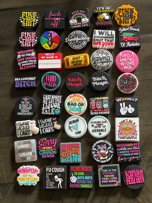 SILICONE FOCAL - Adult/Sarcasm/Swear Theme