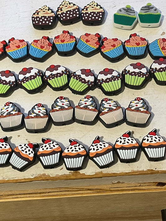 SILICONE FOCAL- Cupcake (6 options)