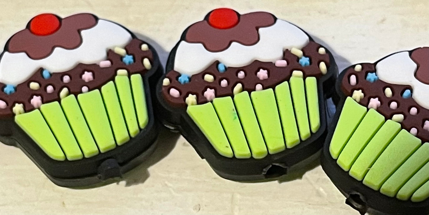 SILICONE FOCAL- Cupcake (6 options)