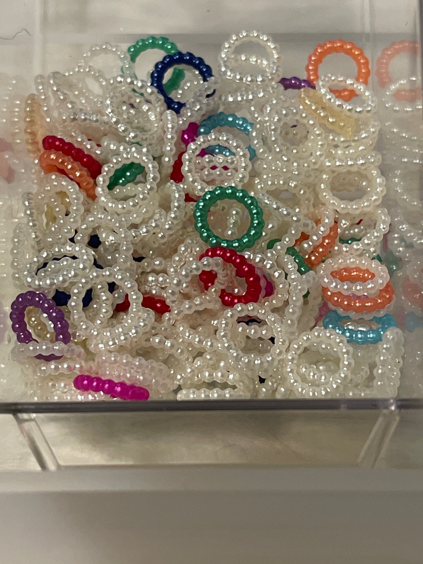 Spacers- Acrylic Baby Pearls (2 size Options)