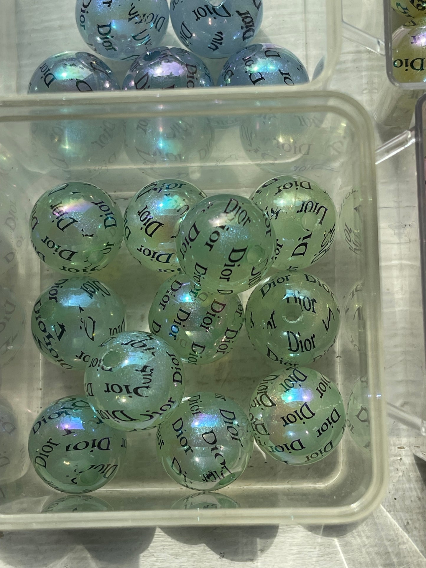 15mm ACRYLIC BEAD- D’s ABS Shine (6 COLOR OPTIONS)