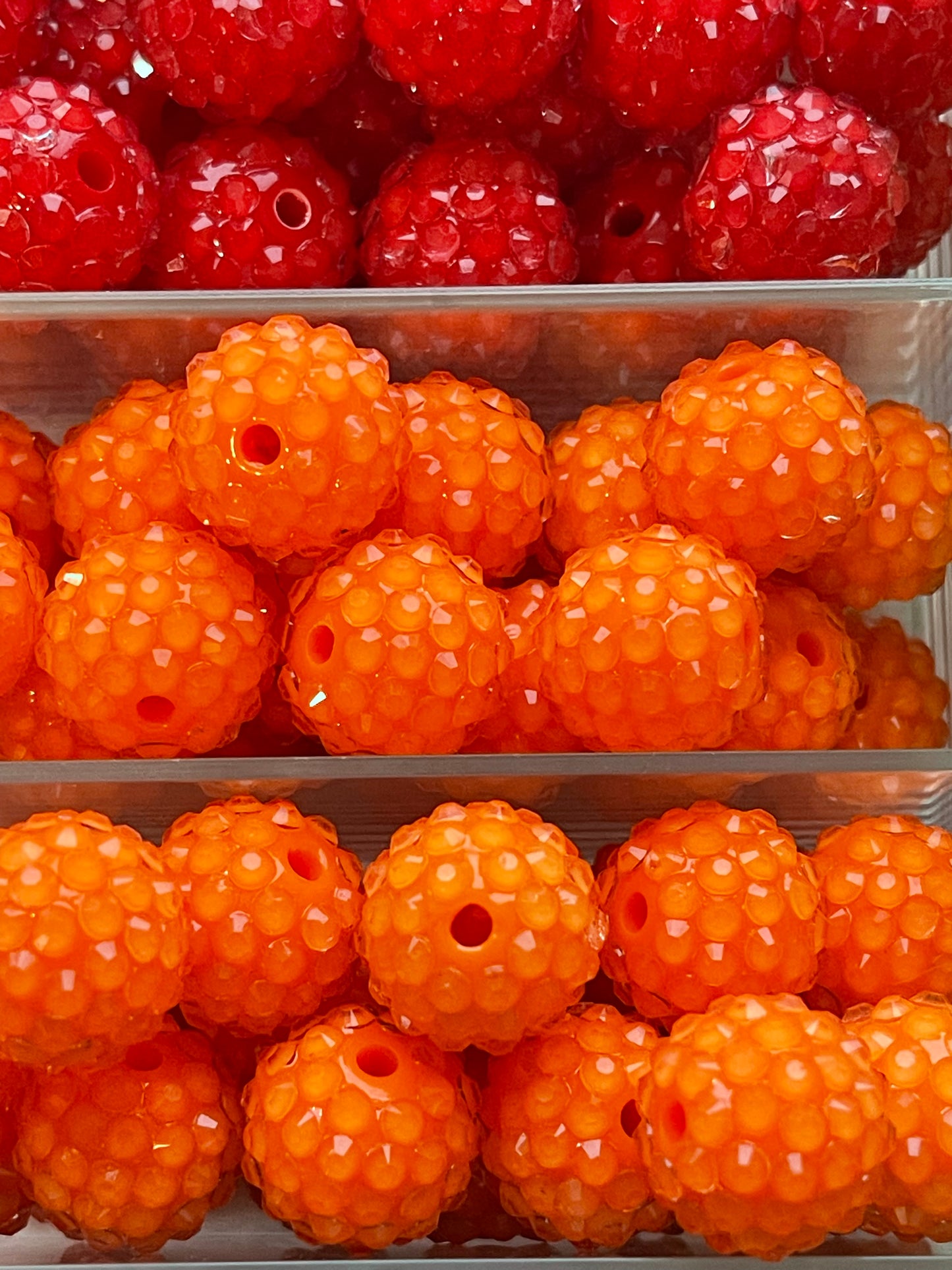 16mm CHUNKY RHINESTONE bubblegum Bead (15 Color Options)