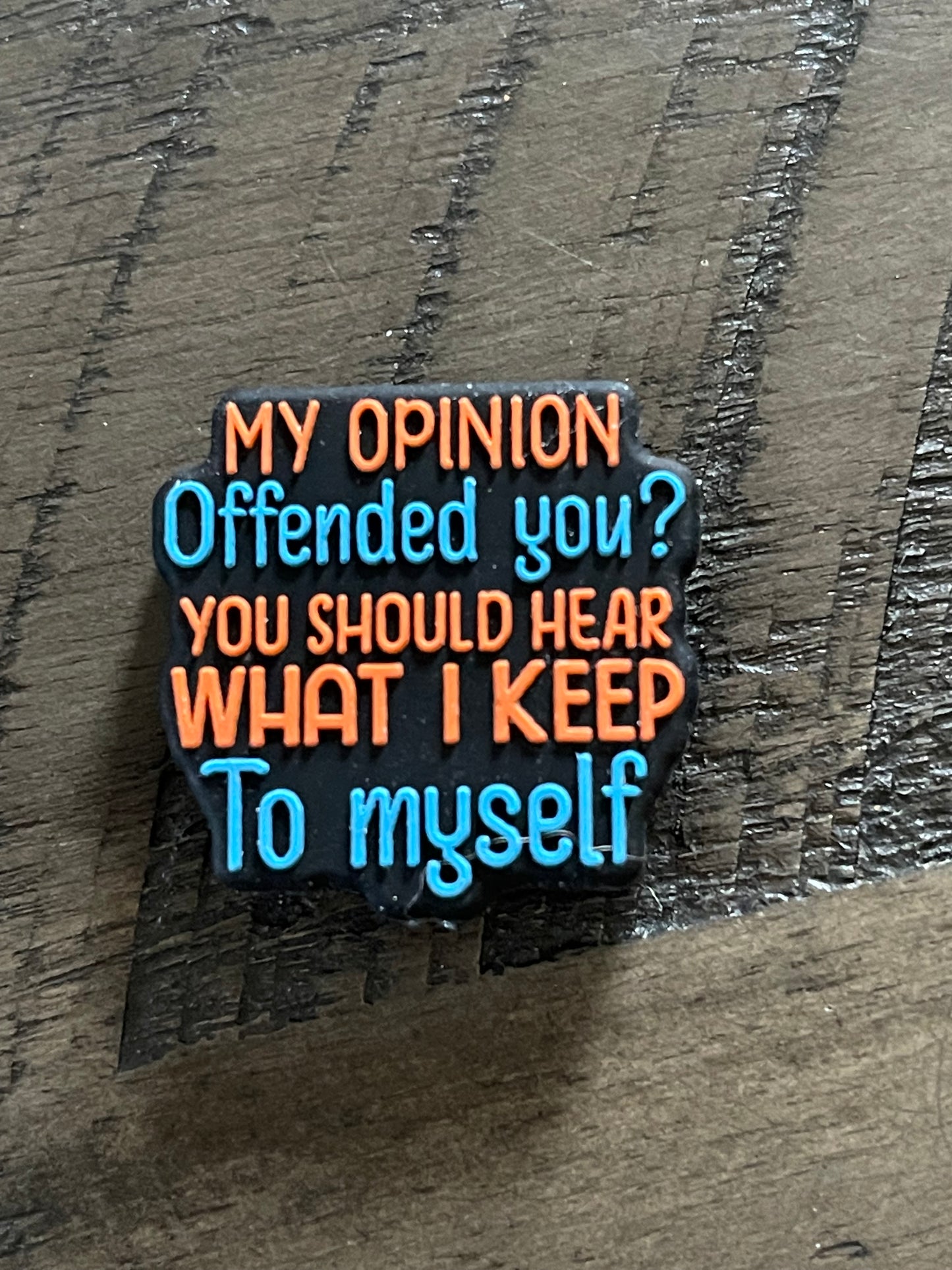 SILICONE FOCAL - Sarcasm Theme-Low Inventory Clearance)