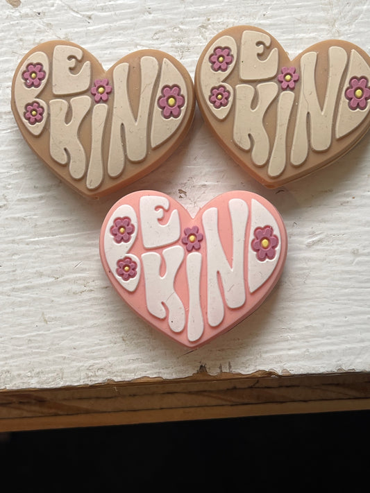 SILICONE FOCAL- Be Kind Heart (2 OPTIONS)