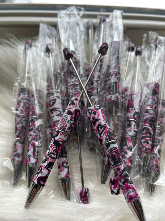 PEN BLANK PRINTED Graffiti Hearts