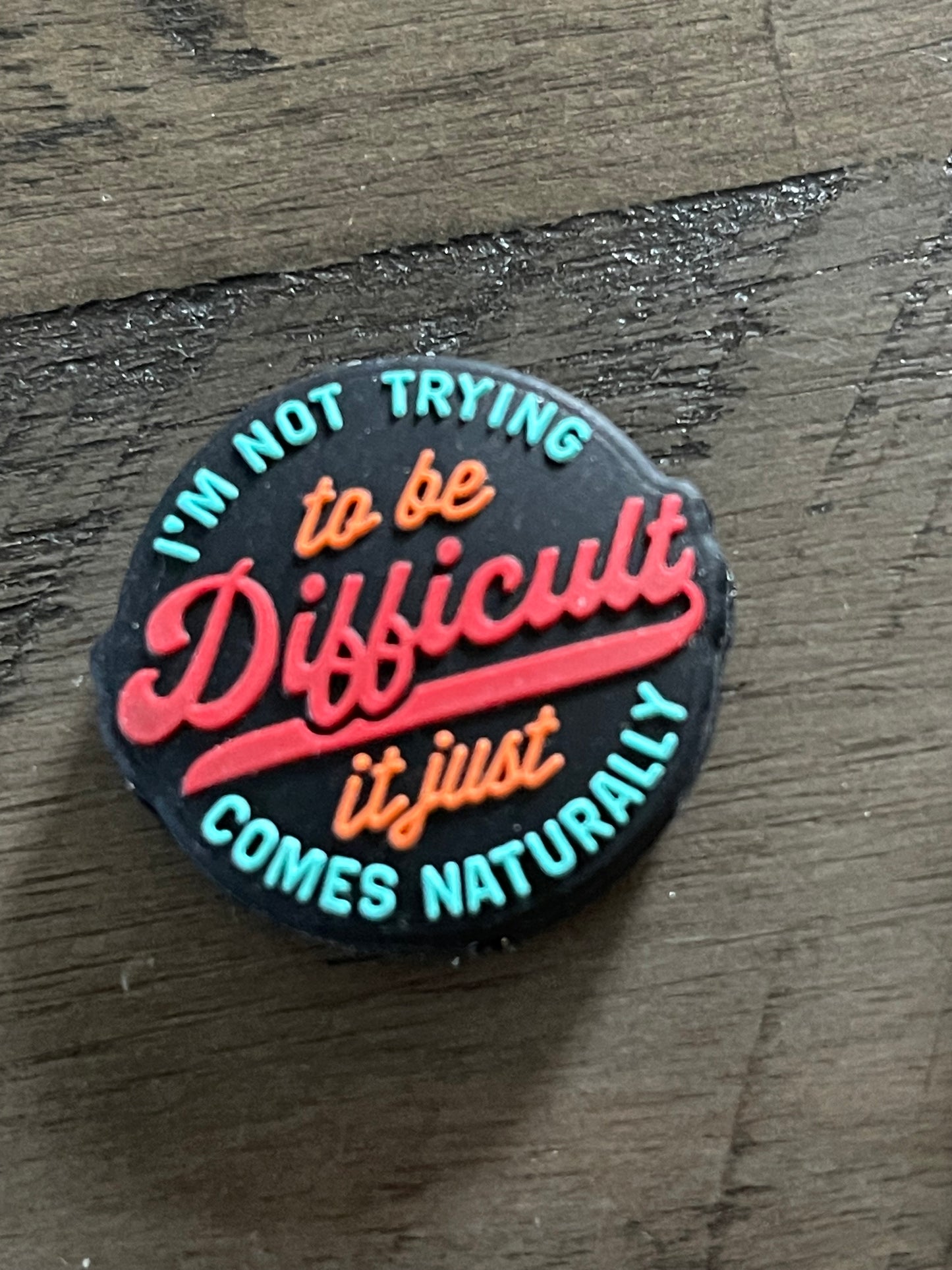 SILICONE FOCAL - Sarcasm Theme-Low Inventory Clearance)