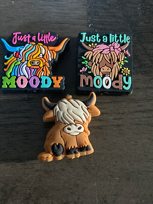 SILICONE FOCAL - Highland Cows (3 options)