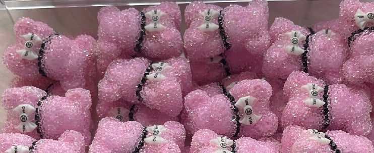 RHINESTONE ACRYLIC FOCAL- Sugar Bear (4 Channel OPTIONS)