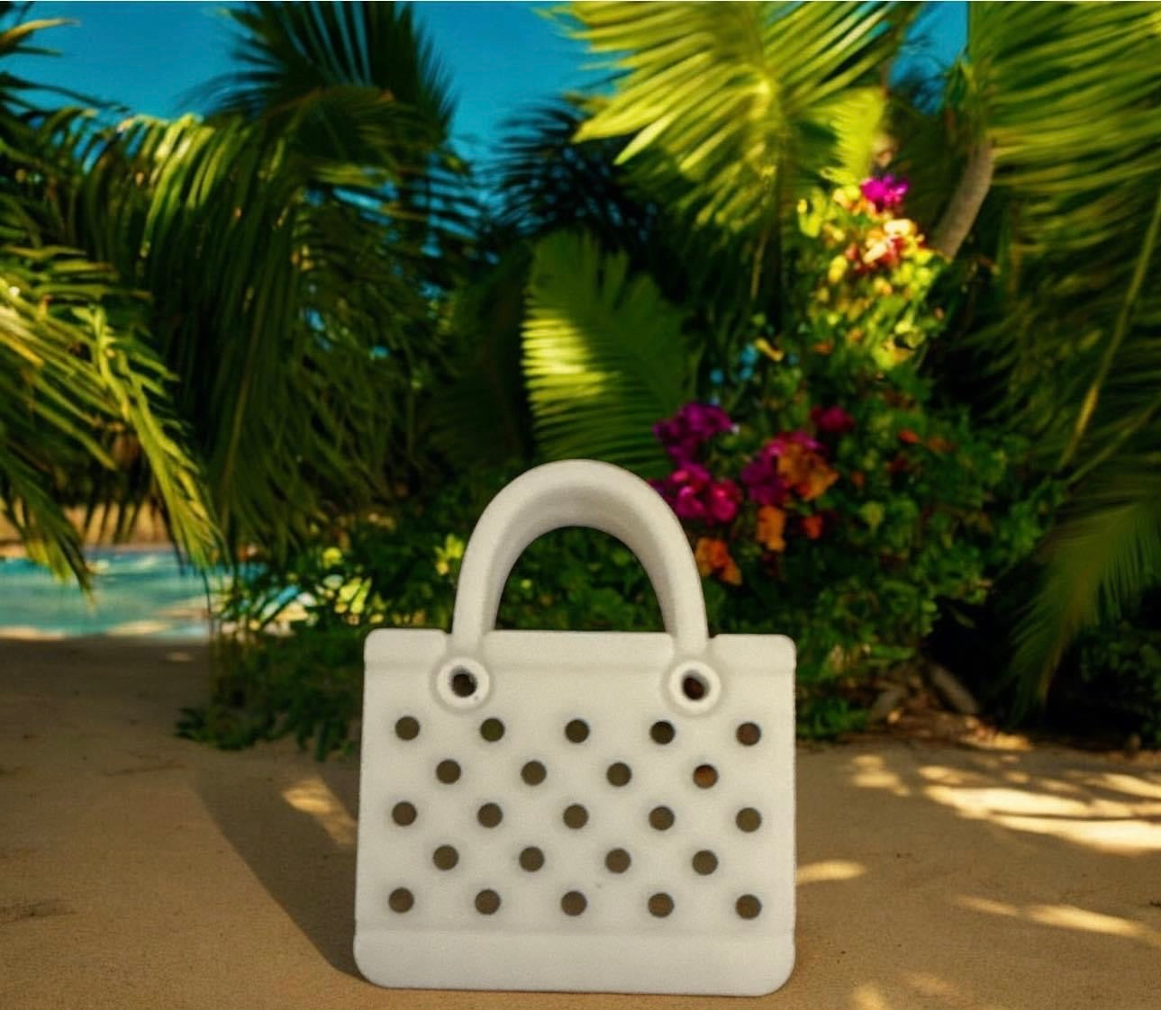 SILICONE FOCAL- Bogg Inspired Purse (single handle & double Handle styles)
