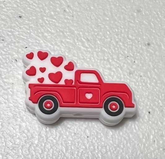 SILICONE FOCAL- HEARTS Truck Valentines