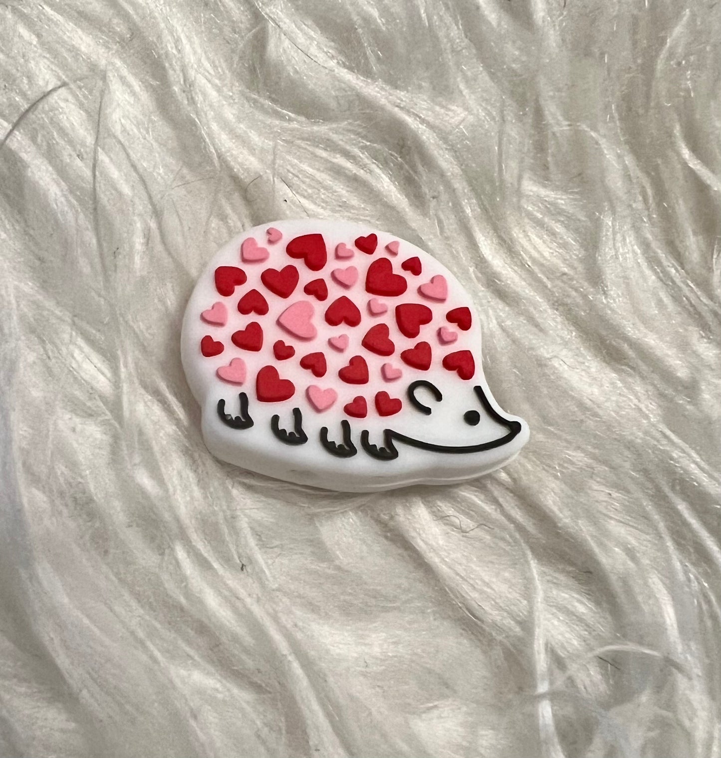 SILICONE FOCAL- Valentine Hedgehog