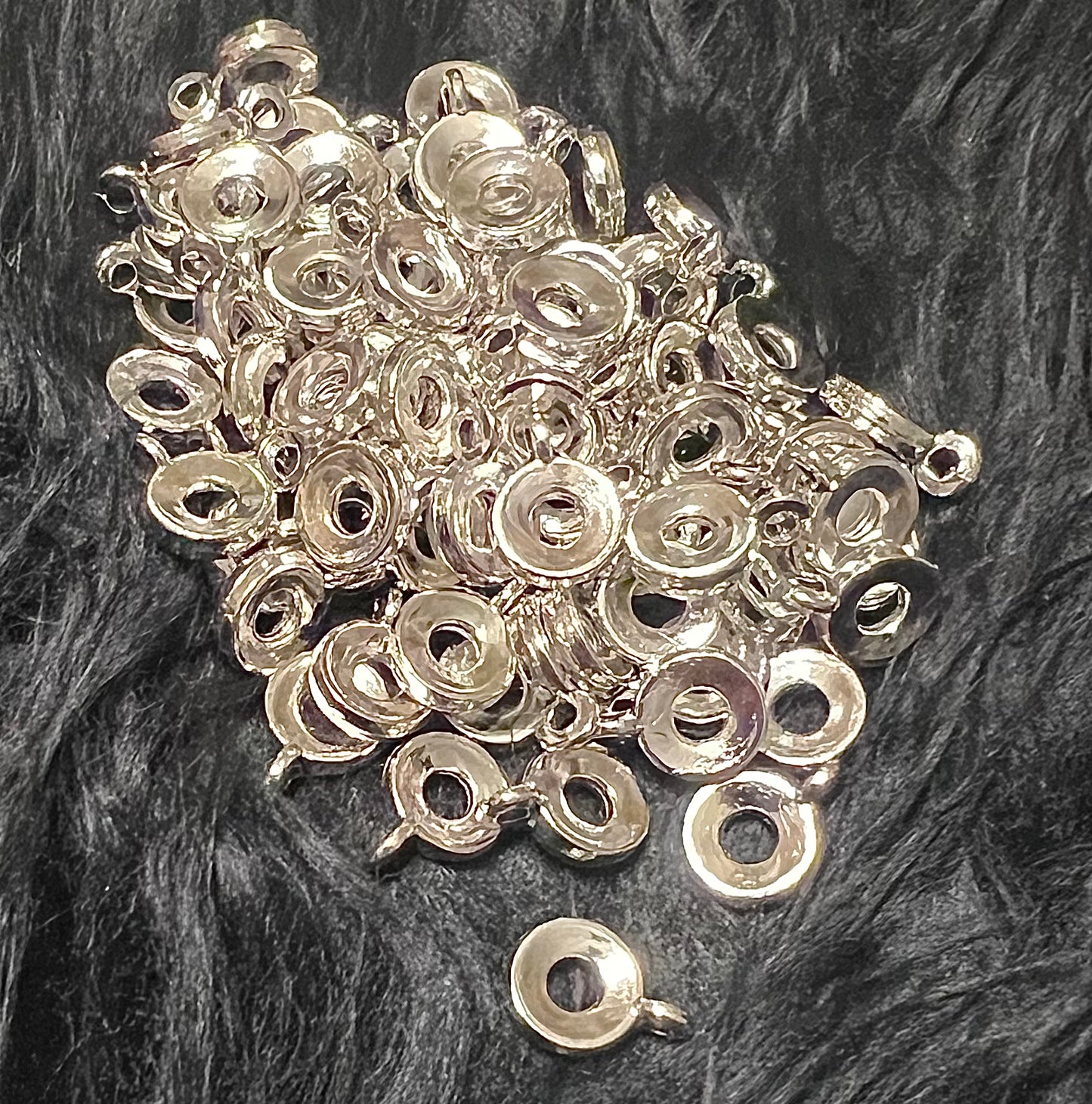 8mm SPACERS- Bail Beads CHARM spacers (4 STYLES TO CHOOSE FROM)