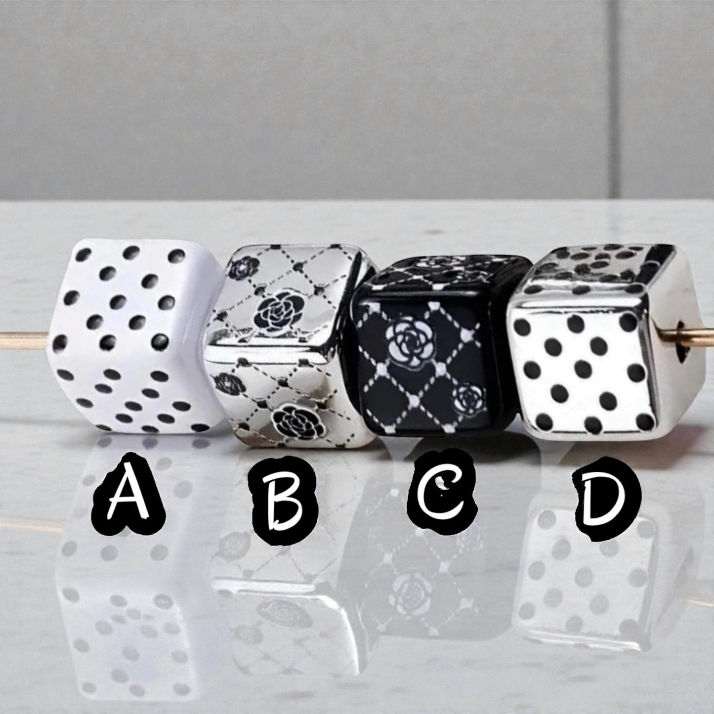 15mm CUBES- Designer inspired (15 OPTIONS)