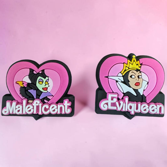 SILICONE FOCAL- evil  queen and maleficent