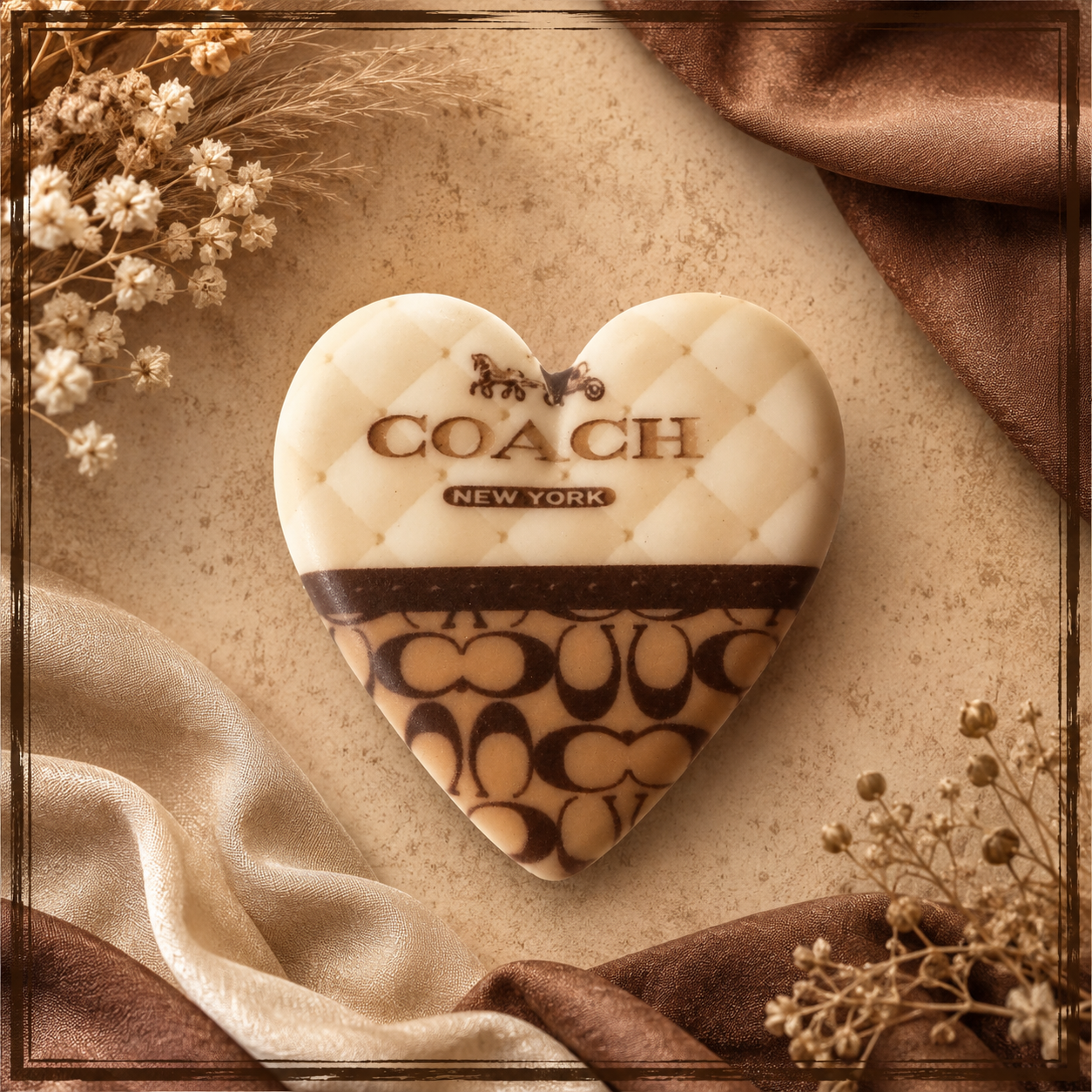 SILICONE FOCAL- Round, Heart, and shoe G’s, Coach, designer