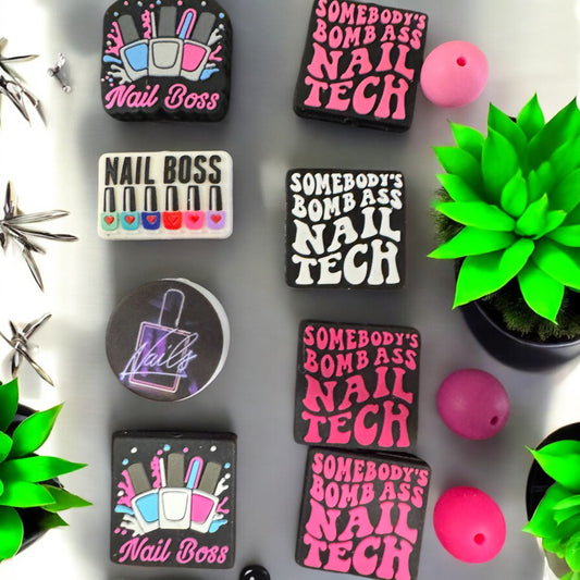 SILICONE FOCAL-BOMB NAIL TECH/ NAIL BOSS (7 Options)