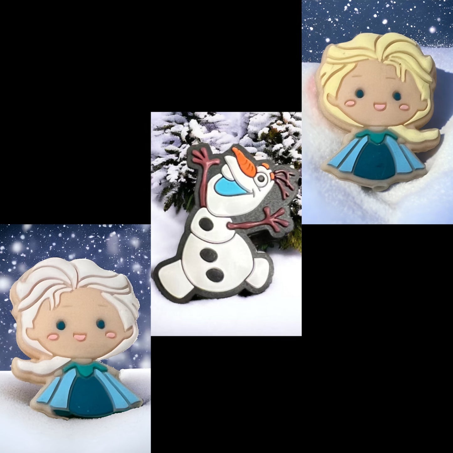 SILICONE FOCALS- Frozen (4 OPTIONS to Choose)