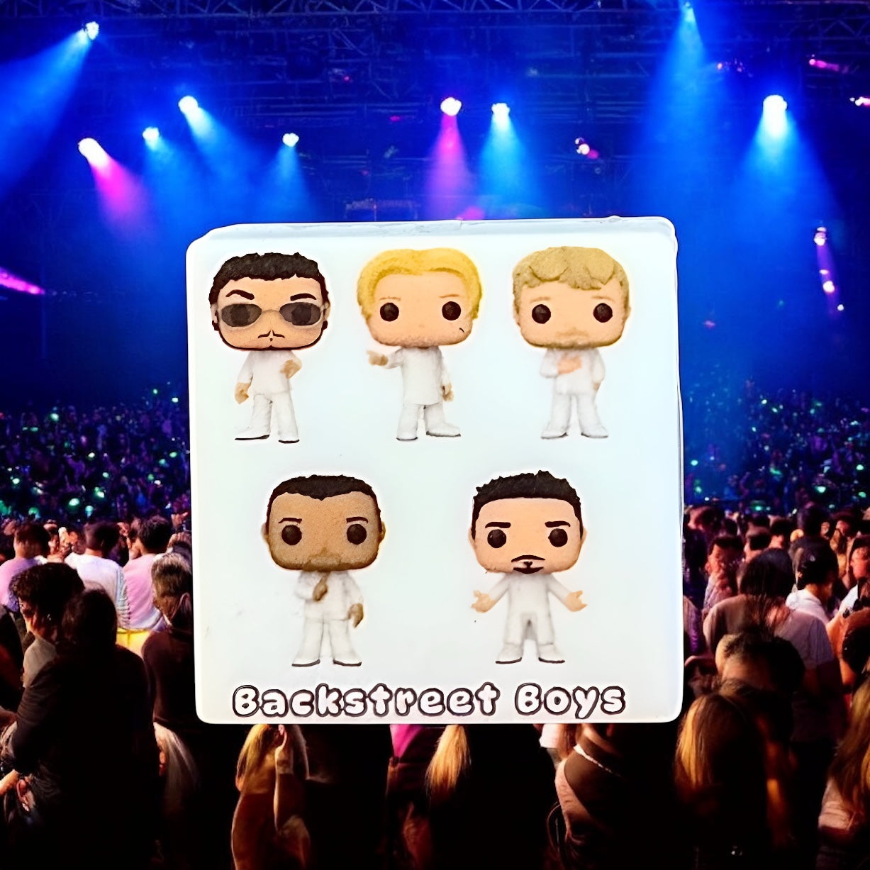 SILICONE FOCAL- Boy Bands Back Street & New Kids & New Edition & *NSYNC