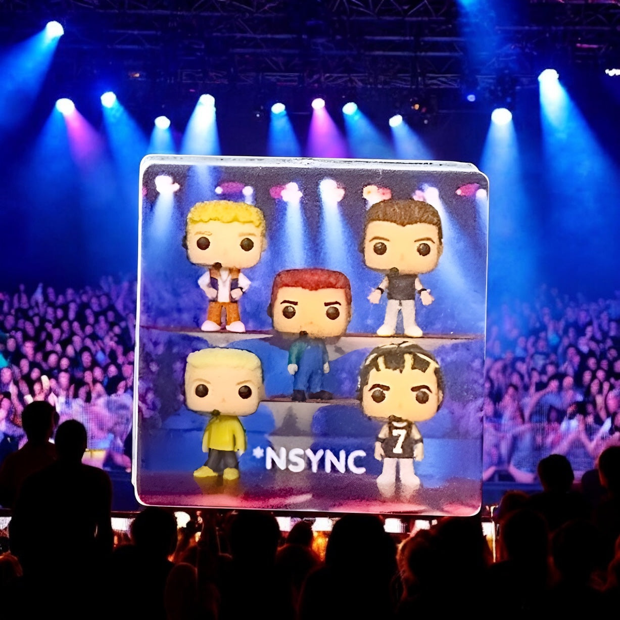 SILICONE FOCAL- Boy Bands Back Street & New Kids & New Edition & *NSYNC