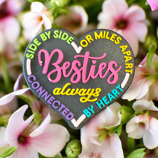 SILICONE FOCAL- Besties heart