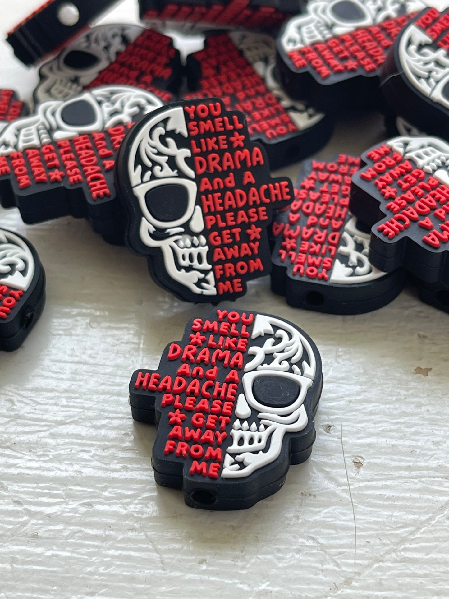 SILICONE FOCALS- SKULL (3 OPTIONS)