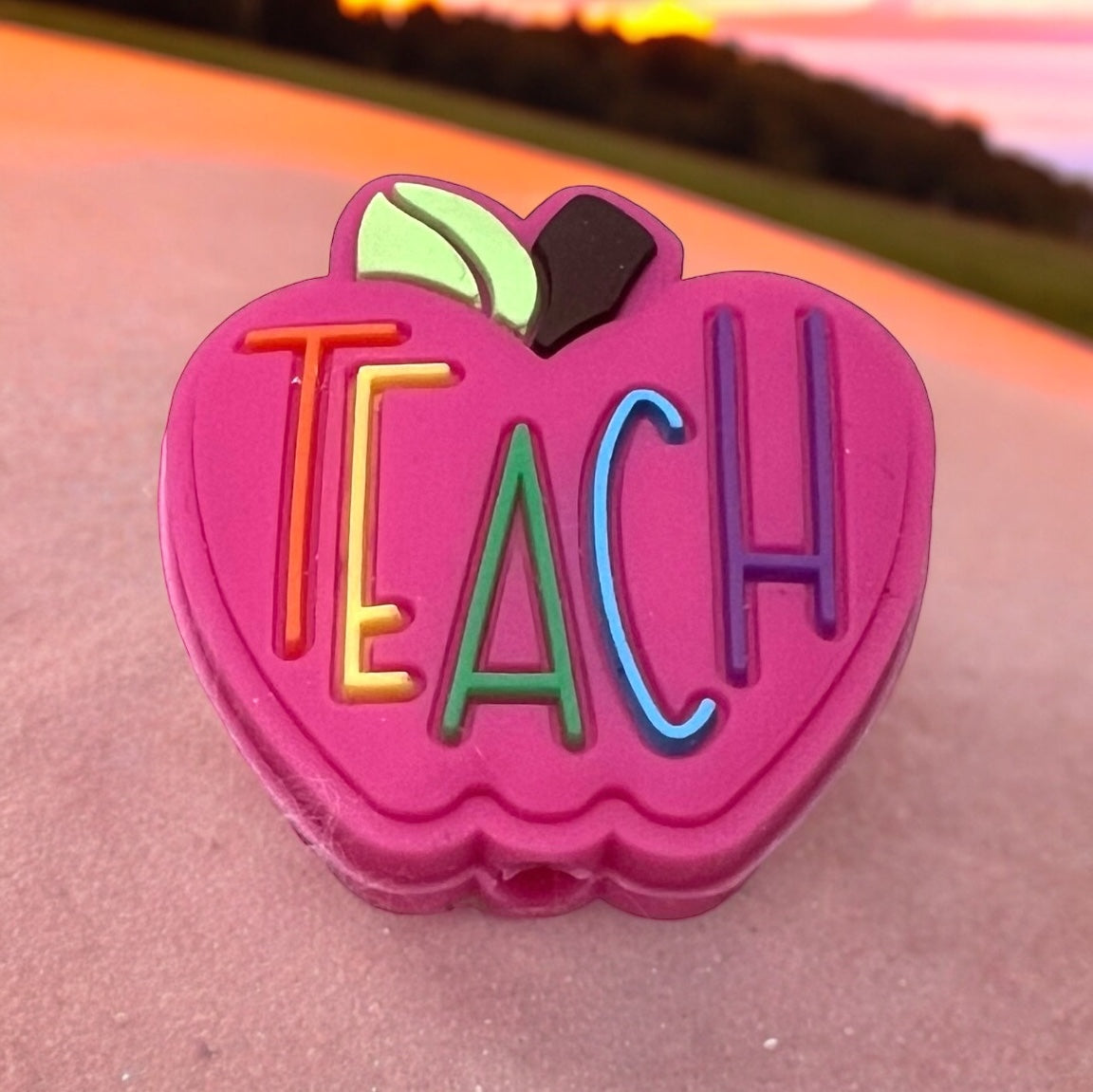 SILICONE FOCALS- SCHOOL TEACHER Theme (26 OPTIONS & Discount Scoops)