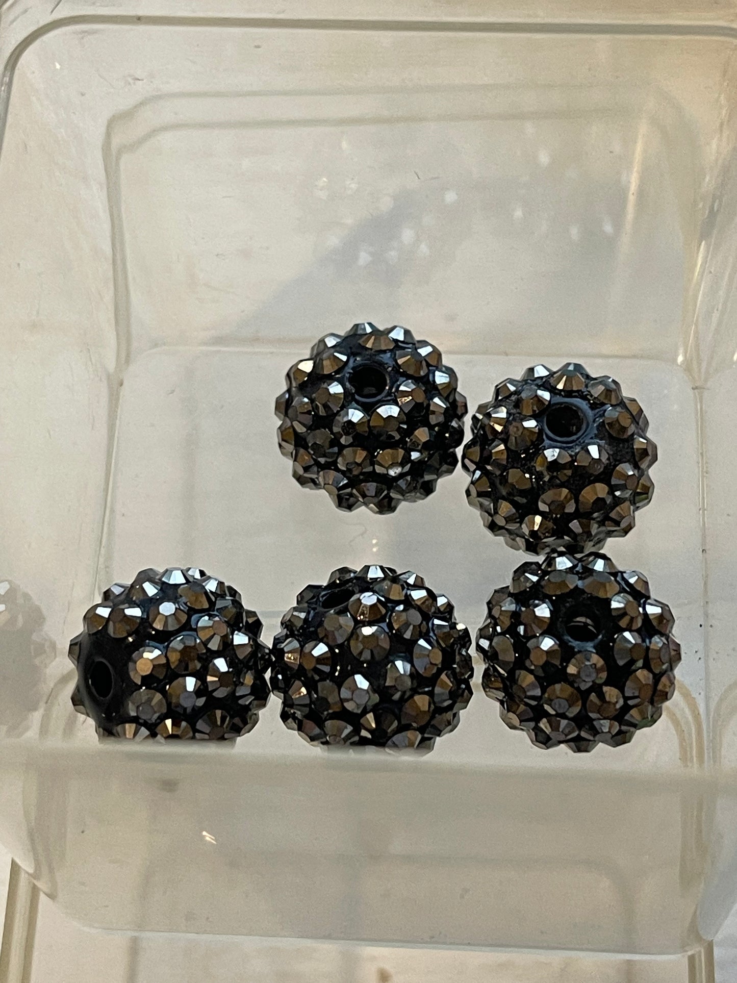 16mm CHUNKY ABS RHINESTONE Bead (15 Color Options)