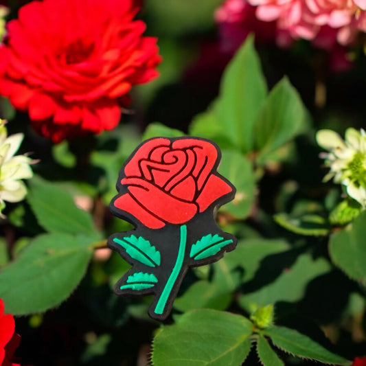 SILICONE FOCAL- Single Long Stem Rose
