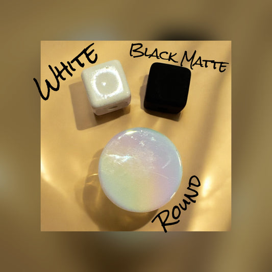 ACRYLIC Cubes and Rounds with hole
