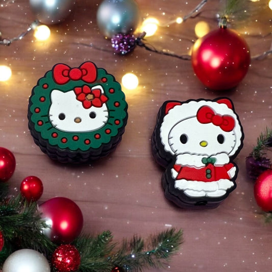 HOLIDAY FOCAL-CHRISTMAS- HELLO KITTY (2 STYLES TO CHOOSE FROM)