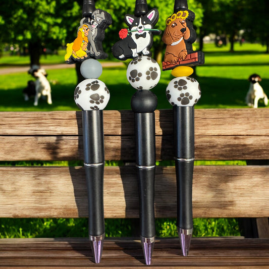 PREMADE Clearance PEN SET-Dog Theme set of 3 COMPLETED
