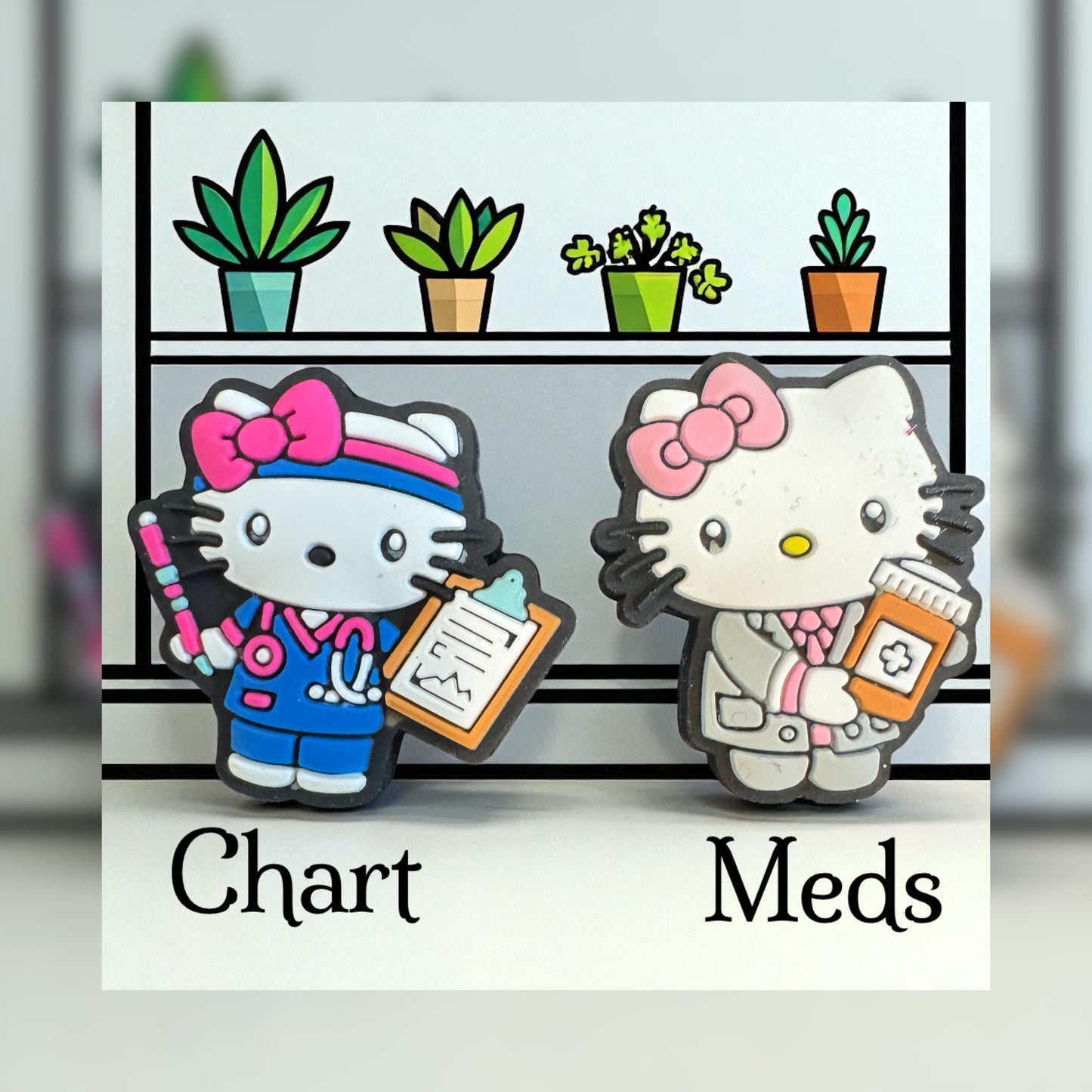 SILICONE FOCAL- HELLO KITTY AND FRIENDS coffee (24 OPTIONS)