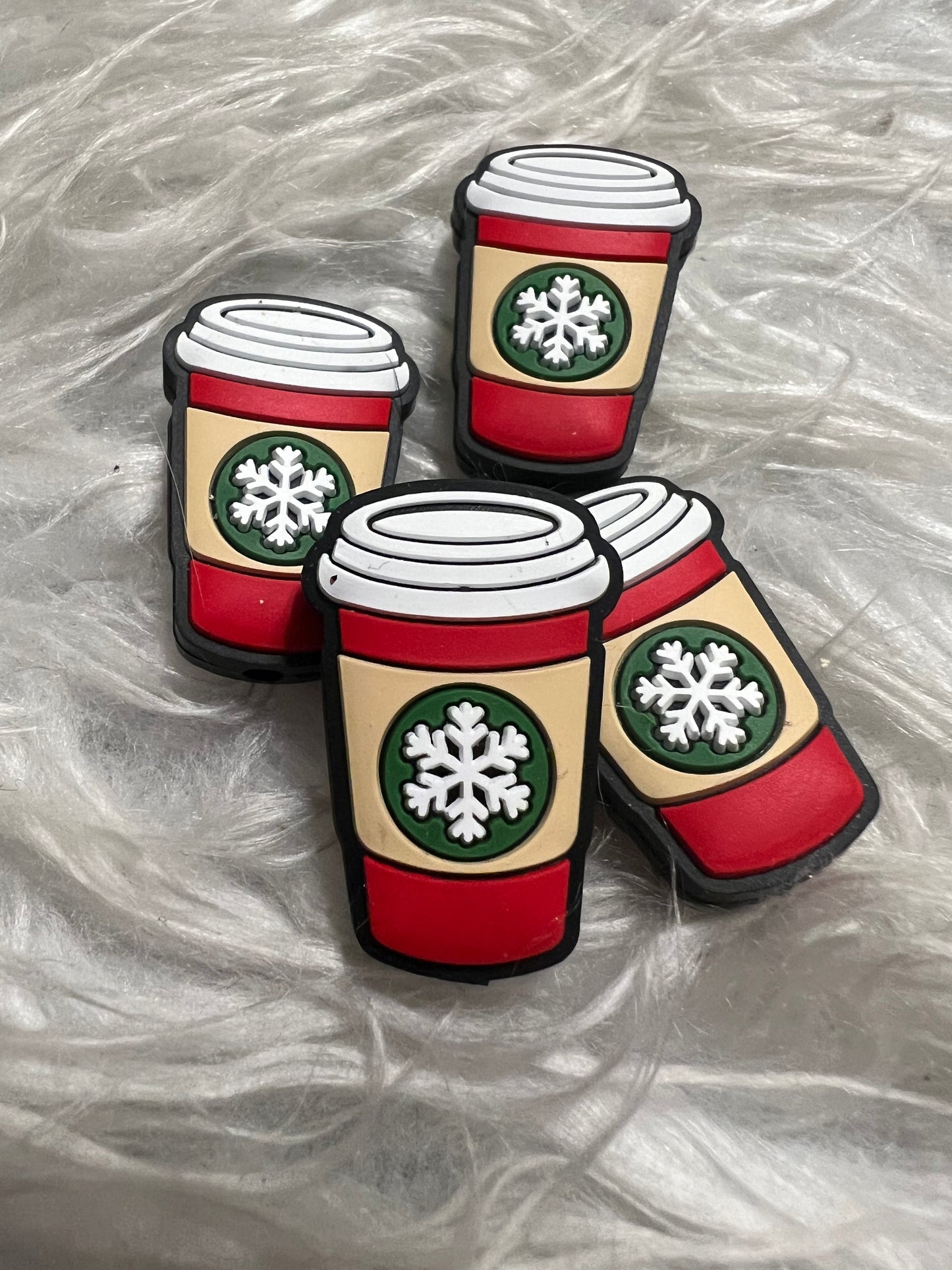 SILICONE FOCAL- snowflake COFFEE