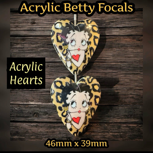 ACRYLIC FOCAL-46X39mm Betty
