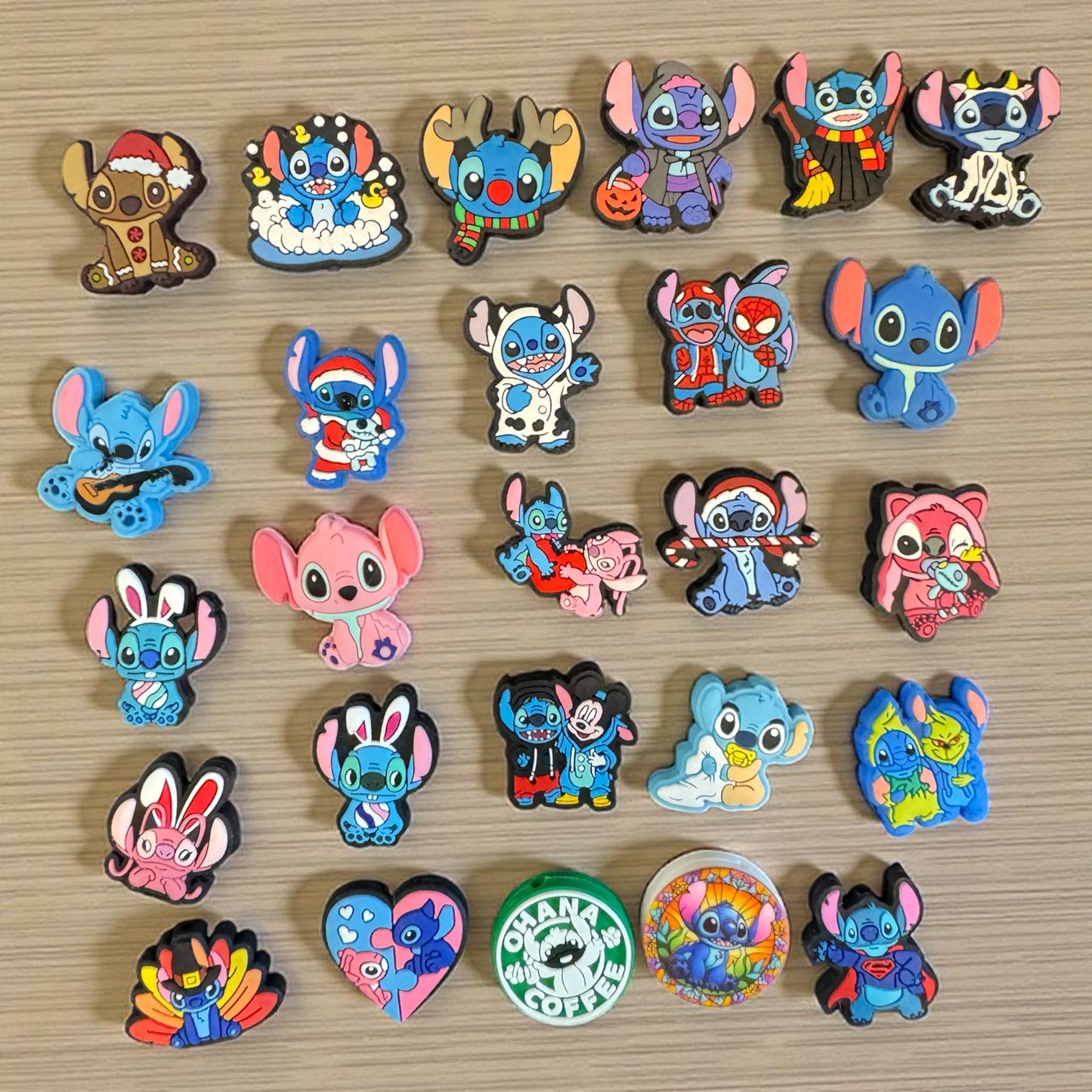 SILICONE FOCALS- STITCH ANGEL (28 OPTIONS)