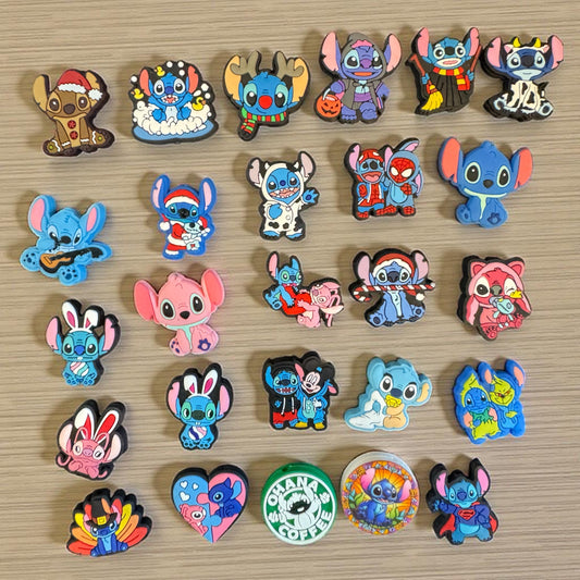 SILICONE FOCALS- STITCH ANGEL (28 OPTIONS)