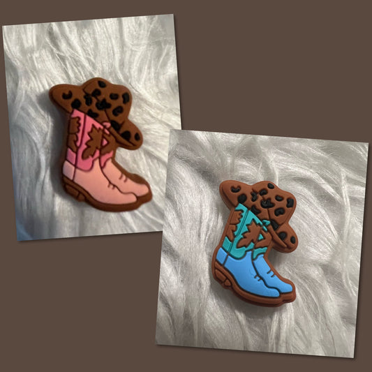 SILICONE FOCALS- Country Boots (pick your color)