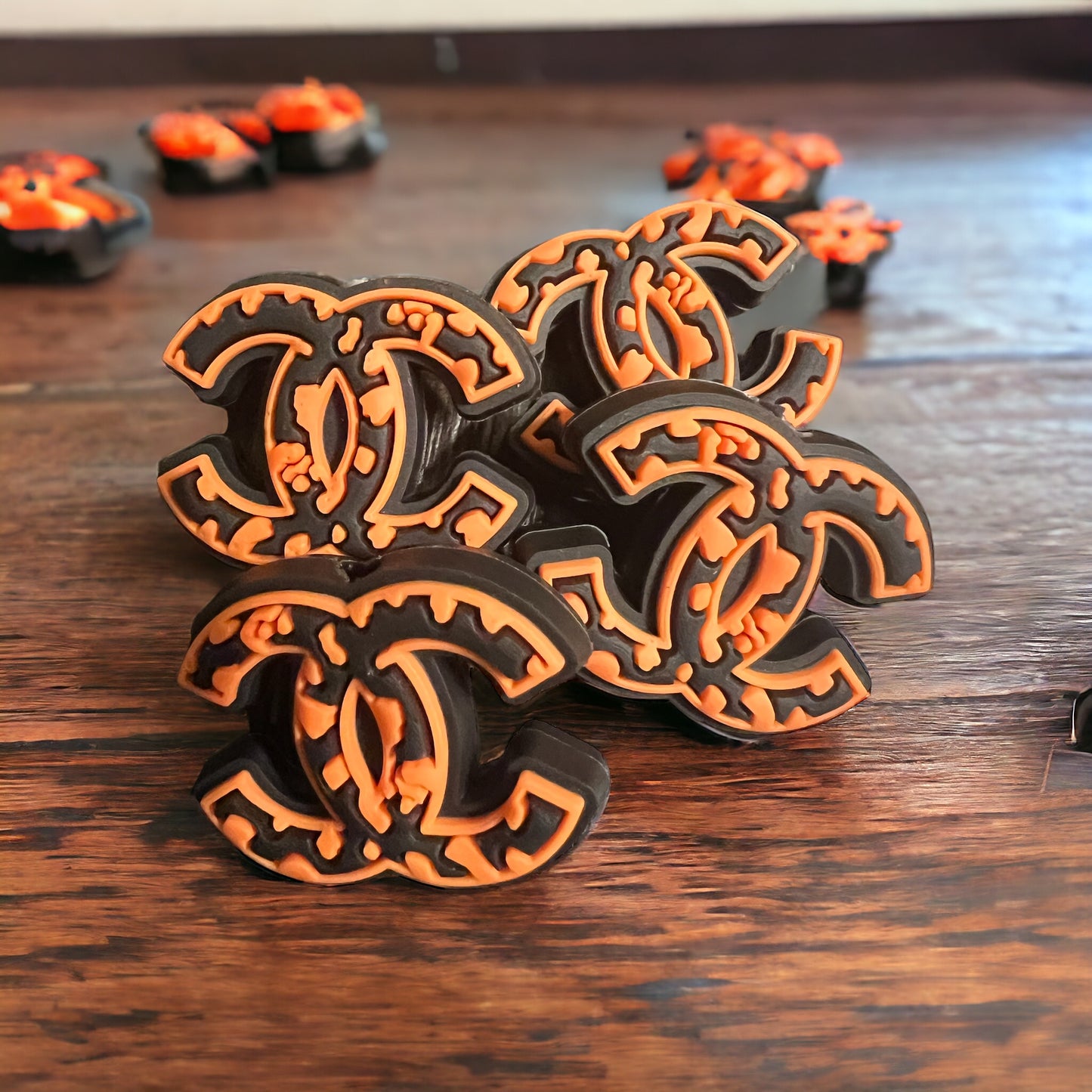 SILICONE FOCALS- C's LEOPARD cow PRINT (6 COLOR OPTIONS)
