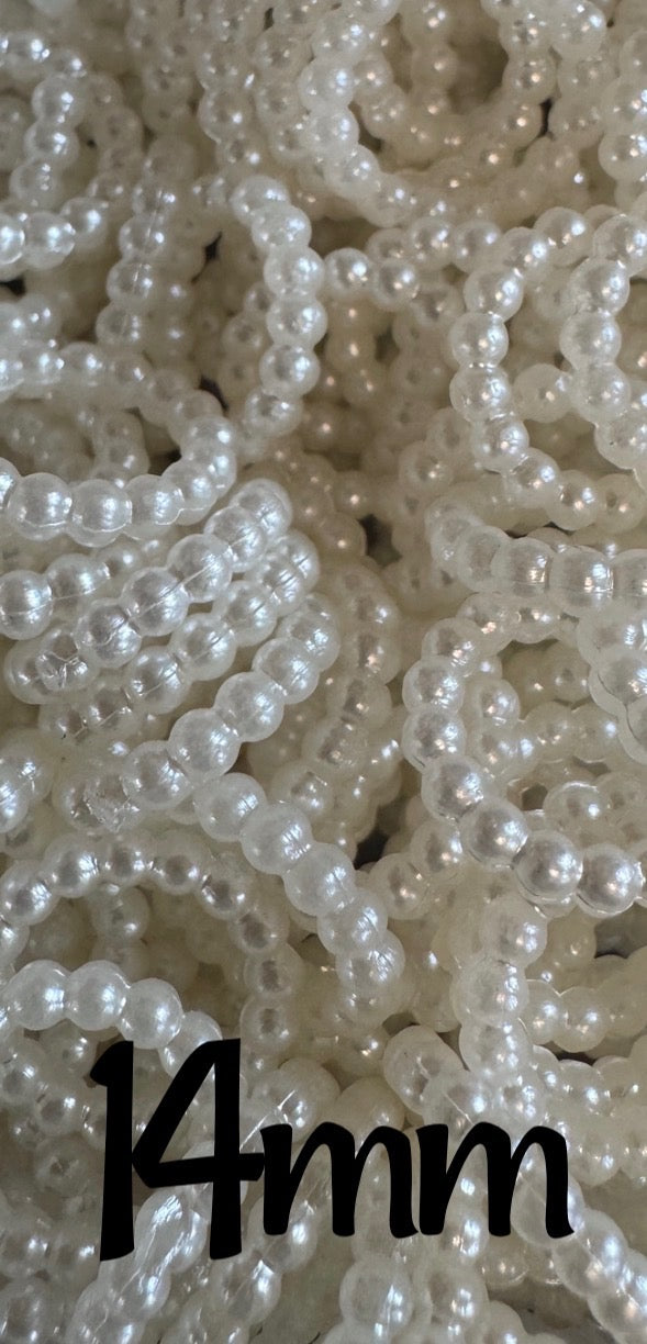 Spacers- Acrylic Baby Pearls (2 size Pack Options)