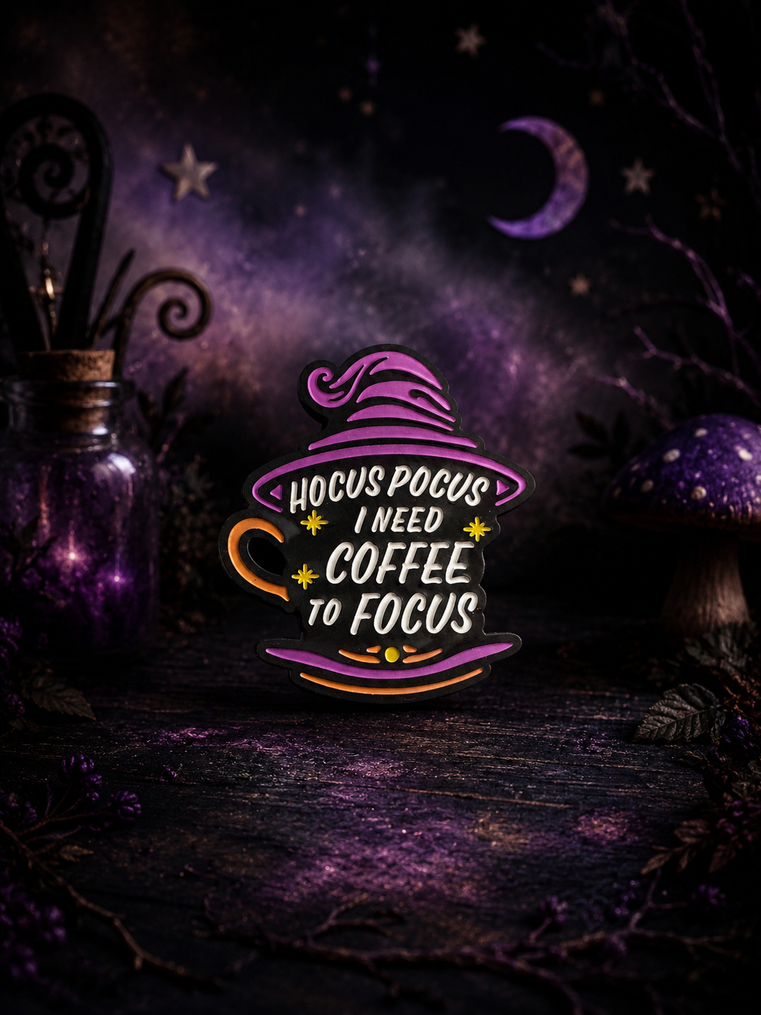 SILICONE FOCAL- hocus Pocus sarcasm coffee