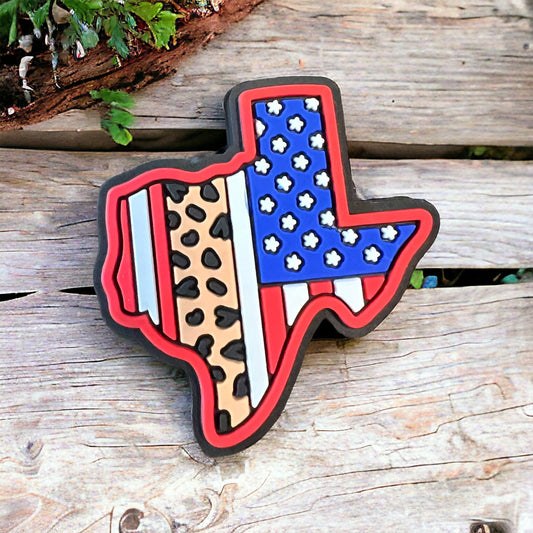 SILICONE FOCAL-Texas-Flag-Camo