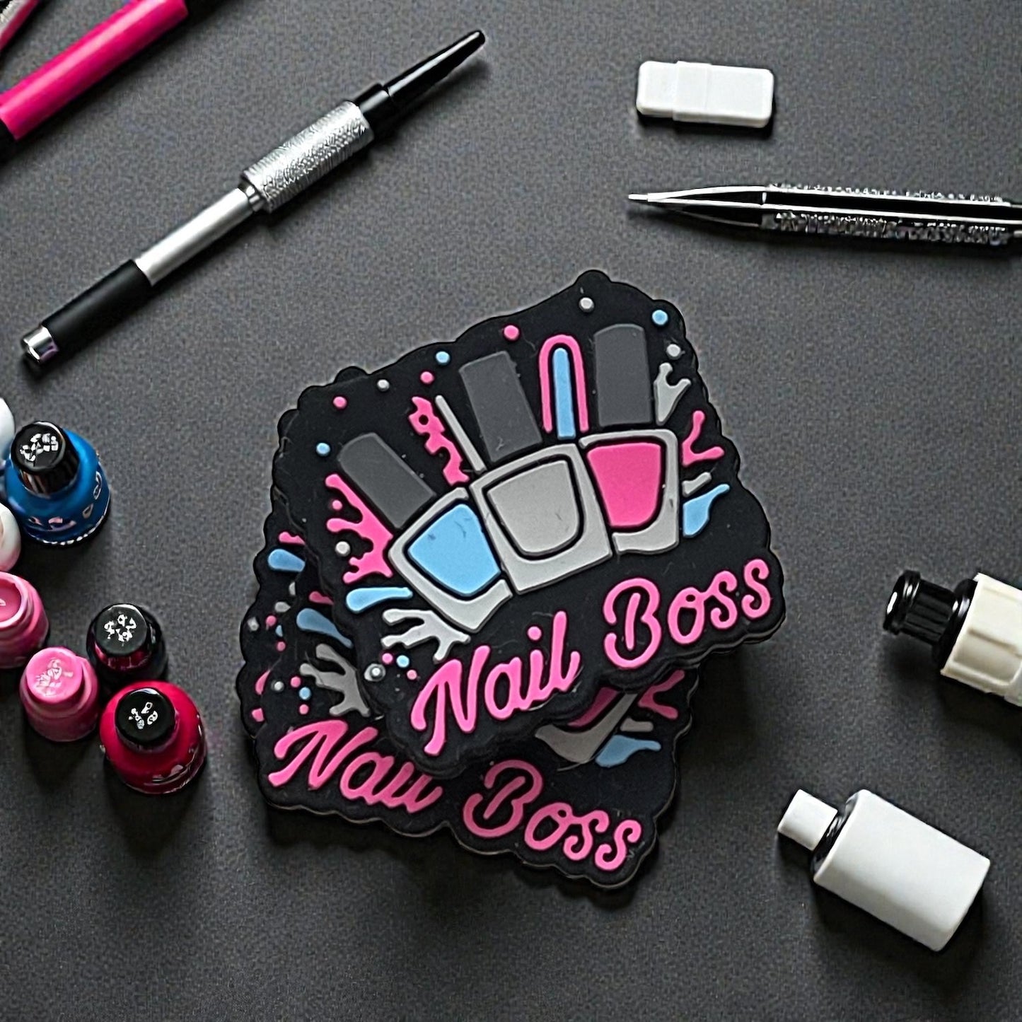 SILICONE FOCAL-BOMB NAIL TECH / NAIL BOSS (7 Options)