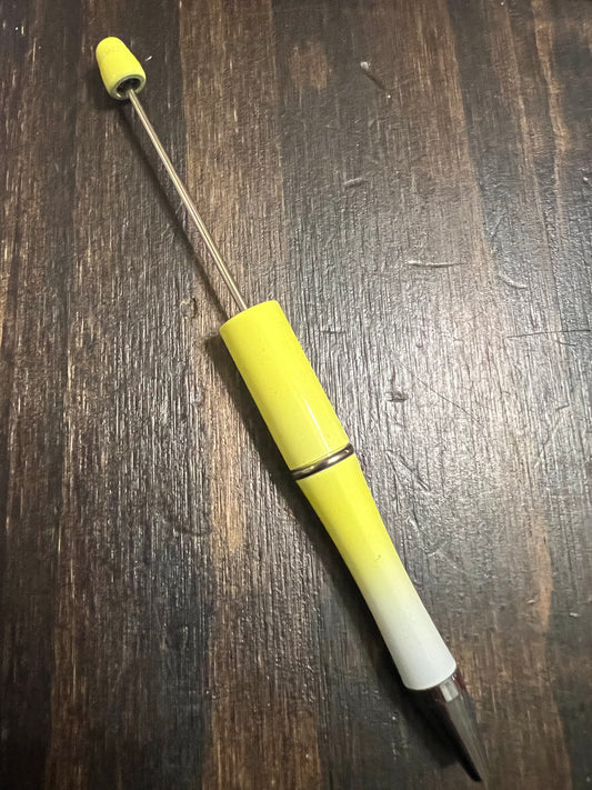 PEN BLANK Yellow Glitter Ombre