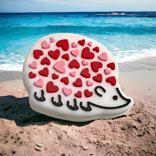 SILICONE FOCAL- Valentine Hedgehog