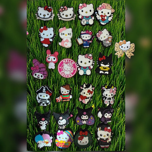 SILICONE FOCAL- HELLO KITTY AND FRIENDS (29 OPTIONS)